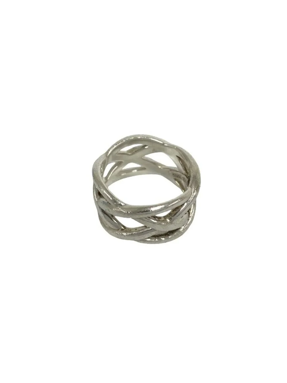 Tiffany & Co Vintage Keltech Knot Ring 925 Sterling Silver